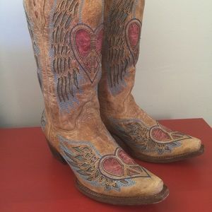 CORRAL cowboy cowgirl boots Heartwing Vintage line